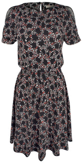 Michael Kors Women's Floral Cold Shoulder Dress